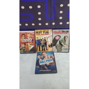 4 Comedy DVD Starsky & Hutch Hot Tub Time Machine Drillbit Taylor Hall Pass